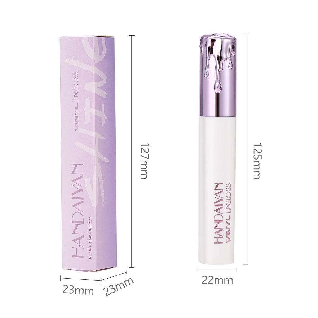 Hydrating Glossy Liquid Lipstick, Moisturizing Smooth Finish, Lightweight Non-Transfer, Long Lasting Lip Makeup, 6 Colors