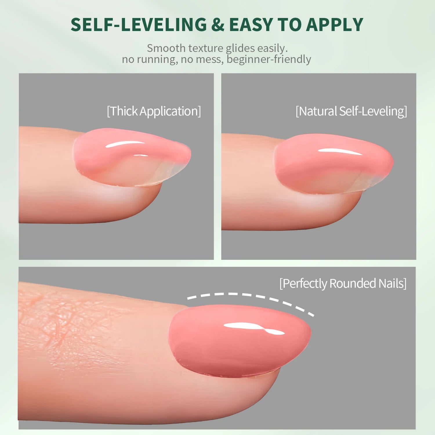 Nailpop 7IN1 Builder Gel Multi Functional 15ml For Nail Extension Strength Apex Building Base Top Coat Nail Gel French Manicure