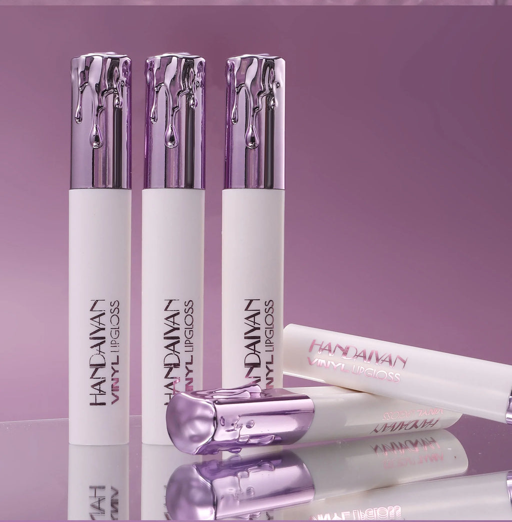 Hydrating Glossy Liquid Lipstick, Moisturizing Smooth Finish, Lightweight Non-Transfer, Long Lasting Lip Makeup, 6 Colors