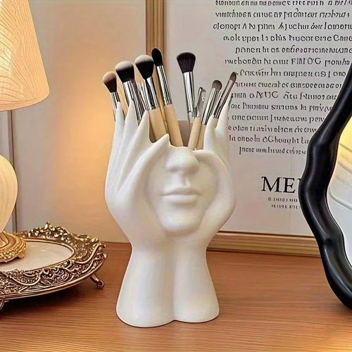 Cosmetic Brush Holder Makeup Organizer Desk Cosmetic Organizer Desktop Organizer Lipstick Eyebrow Pencil Holder Jewelry Containe