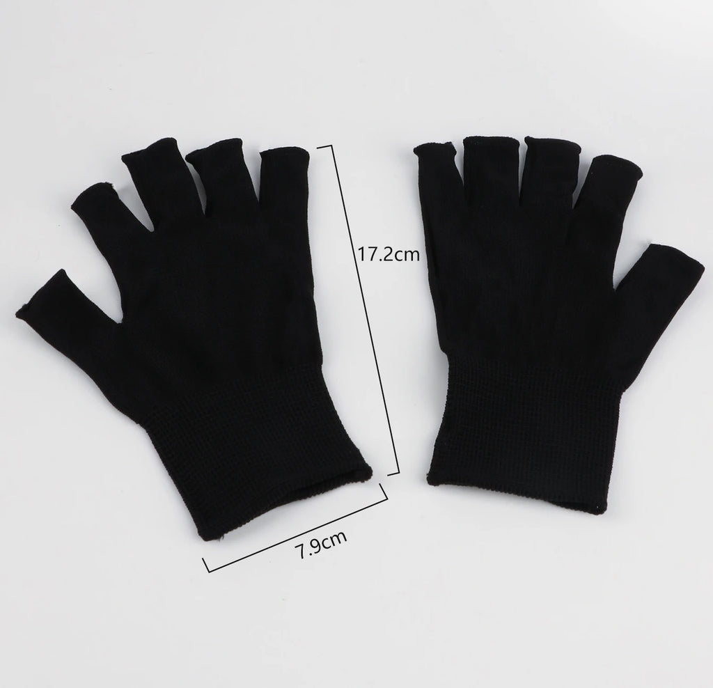 Nail Gloves Anti-Black Wholesale Black Short Uv Nail Shop Baking Light Special Nail Protection Tools