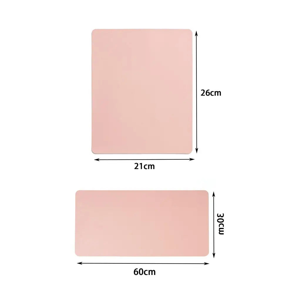 Nail Art Table Mat Pink Beauty Nail Pad Leather Soft Display Nail Practice Anti-slip Pad Fashionable Nail Armrest Cushion