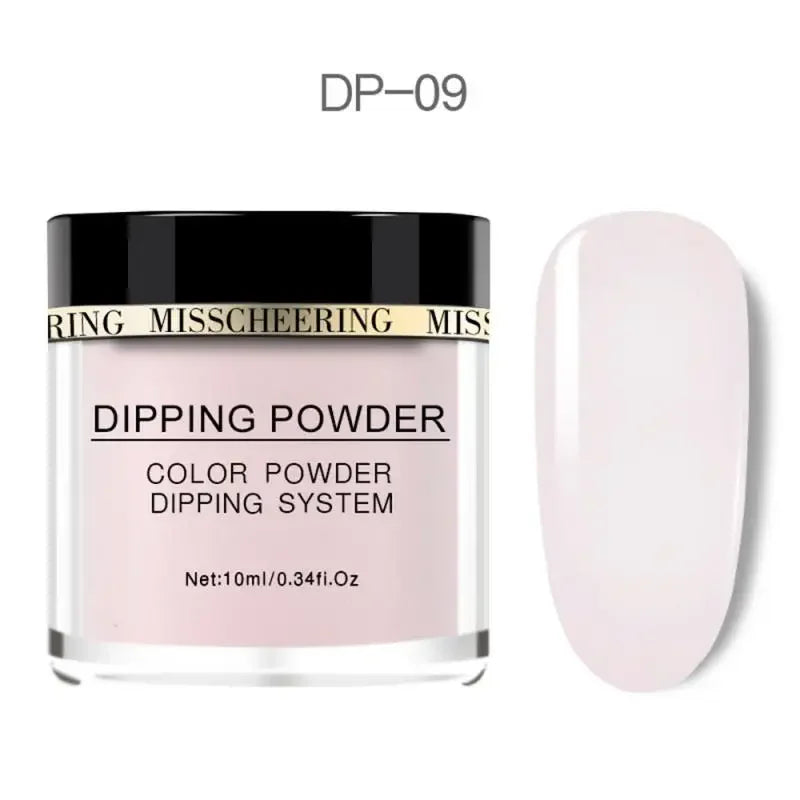 Nail Infiltrating Powder Pure Color Moisturizing UV Glue Natural Nail Dipping Powder Lasting Flash Quick Dry Durable Nail Polish