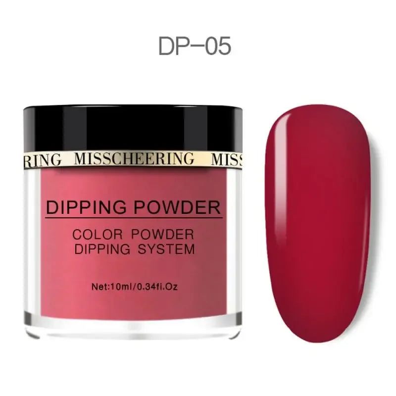 Nail Infiltrating Powder Pure Color Moisturizing UV Glue Natural Nail Dipping Powder Lasting Flash Quick Dry Durable Nail Polish