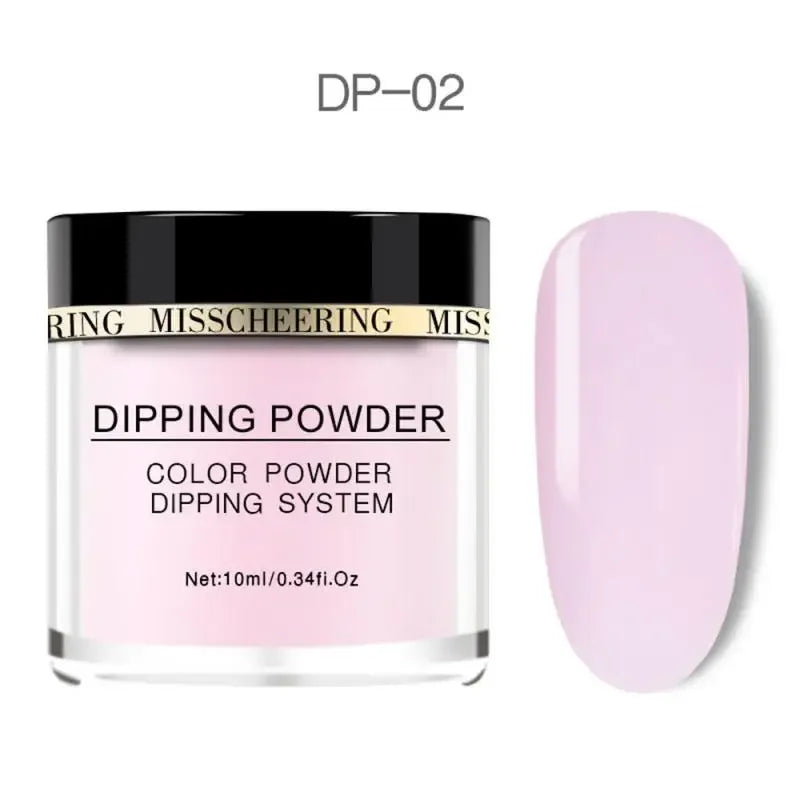 Nail Infiltrating Powder Pure Color Moisturizing UV Glue Natural Nail Dipping Powder Lasting Flash Quick Dry Durable Nail Polish