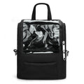 Clear Large Capacity Makeup Brush Organizer with Lid, Portable Stand-up Storage Bag Case for Artist - Dividers & Strap