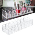 8-Slot Nail Polish Organizer Transparent Acrylic Makeup Storage Display Stand Grid Box for Cosmetics