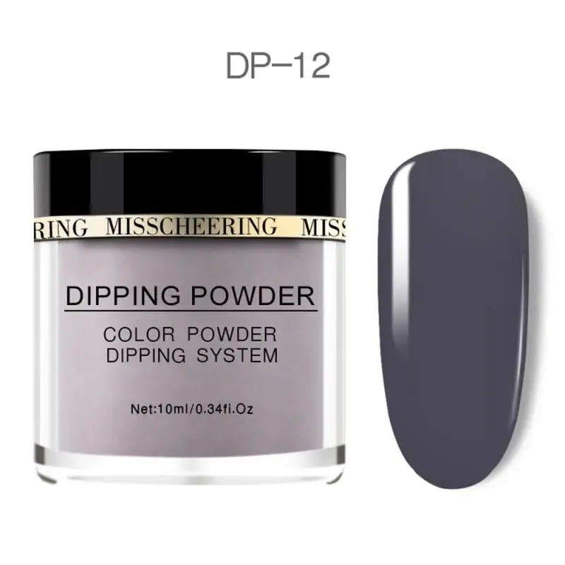 Nail Infiltrating Powder Pure Color Moisturizing UV Glue Natural Nail Dipping Powder Lasting Flash Quick Dry Durable Nail Polish